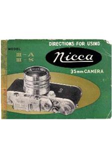 Yashica YF manual. Camera Instructions.